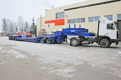 Модульный полуприцеп грузоподъемностью до 150тн.