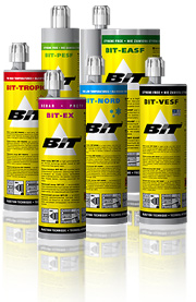 Анкерные химические системы BIT United Ltd. - С 1 января 2009 года - расширение ассортимента анкерной химии. В продажу вводится новый брэнд от компании BIT United Ltd.