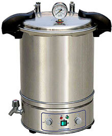 DGM-200 ( 18 л ) стерилизатор (автоклав) настольный, вертикальный, Швейцария 