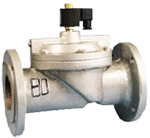 YCD22 электромагнитный (соленоидный) клапан фланцевый на большие диаметры.