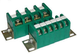 Зажим наборный проходной ЗН28-4П, ЗН28-16П и блок зажимов БЗН28-П