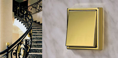 Элитные немецкие выключатели и розетки для стильного интерьера 