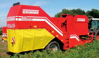 Картофелеуборочные комбайны Grimme SE 75/85-55 с боковым подкапывающим устройством 