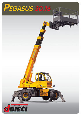 Телескопический погрузчик с поворотной башней Dieci PEGASUS 30.16