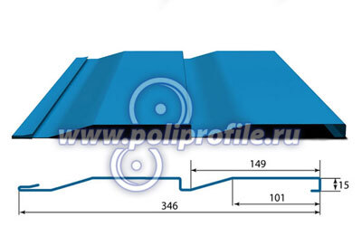 Оборудование для производства металлосайдинга "Корабельная рейка"