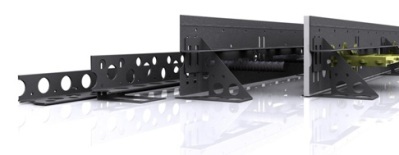 Металлические направляющие рельс-формы Metalskreed для устройства бетонных полов