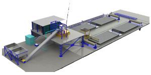 Комплекс для производства опор (лэп) 