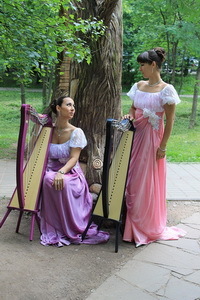 Шоу дуэт арф Шарм - свадьбы, банкеты.