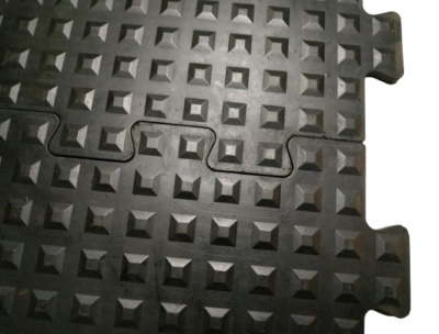 Резиновая плитка из цельной резины для покрытия пола в гараже