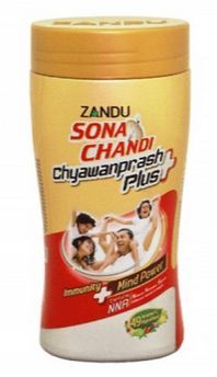 чаванпраш Zandu Sona Chandi “Plus” с золотом (450г.)