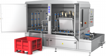 Кабинная машина мойки чан-тележек LUREA KEB 40