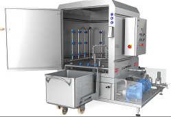 Кабинная машина мойки чан-тележек LUREA KSB/KEB 20