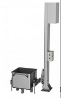 Подъемник тележек универсальный мачтовый – стационарный, ПУМ-О