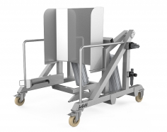 Подъемник универсальный пневматический опрокидывающий ПУВ-О-П передвижной