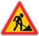 Временный дорожный знак "Дорожные работы"